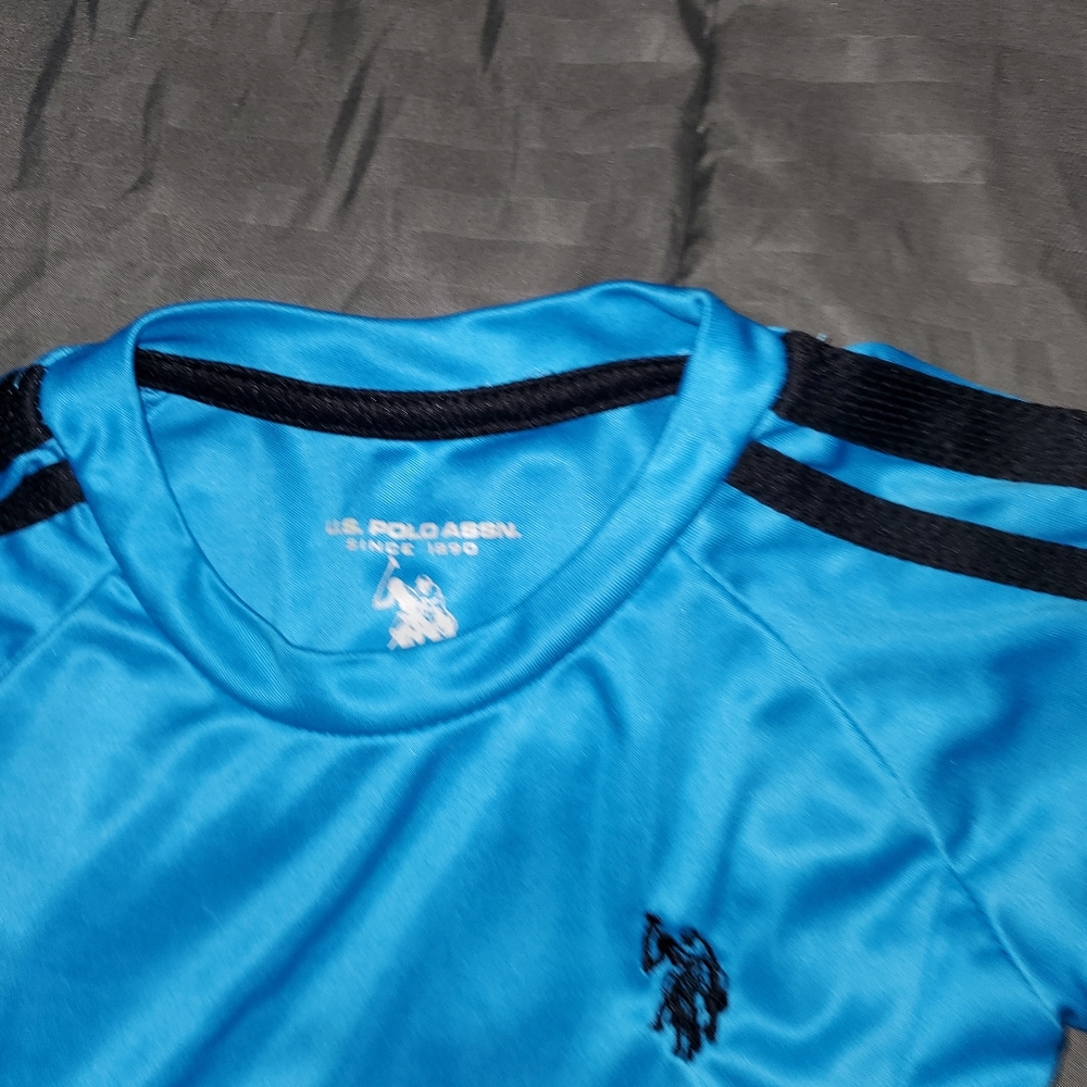 PREOWNED US POLO ASSN BOYS SHORT SET 2T
